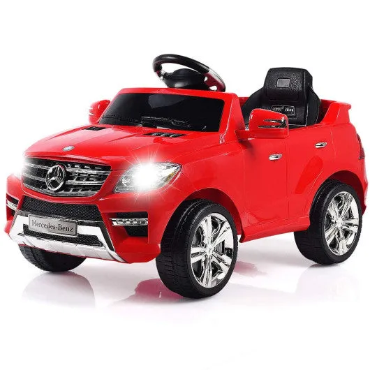 6V Mercedes Benz Kids Ride on Car with MP3 RC-Red