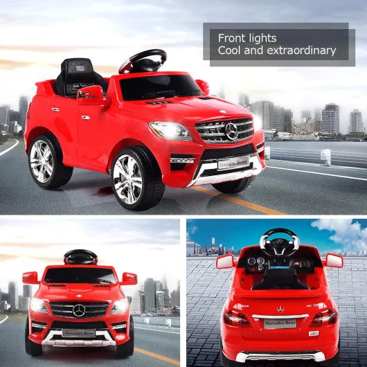 6V Mercedes Benz Kids Ride on Car with MP3 RC-Red