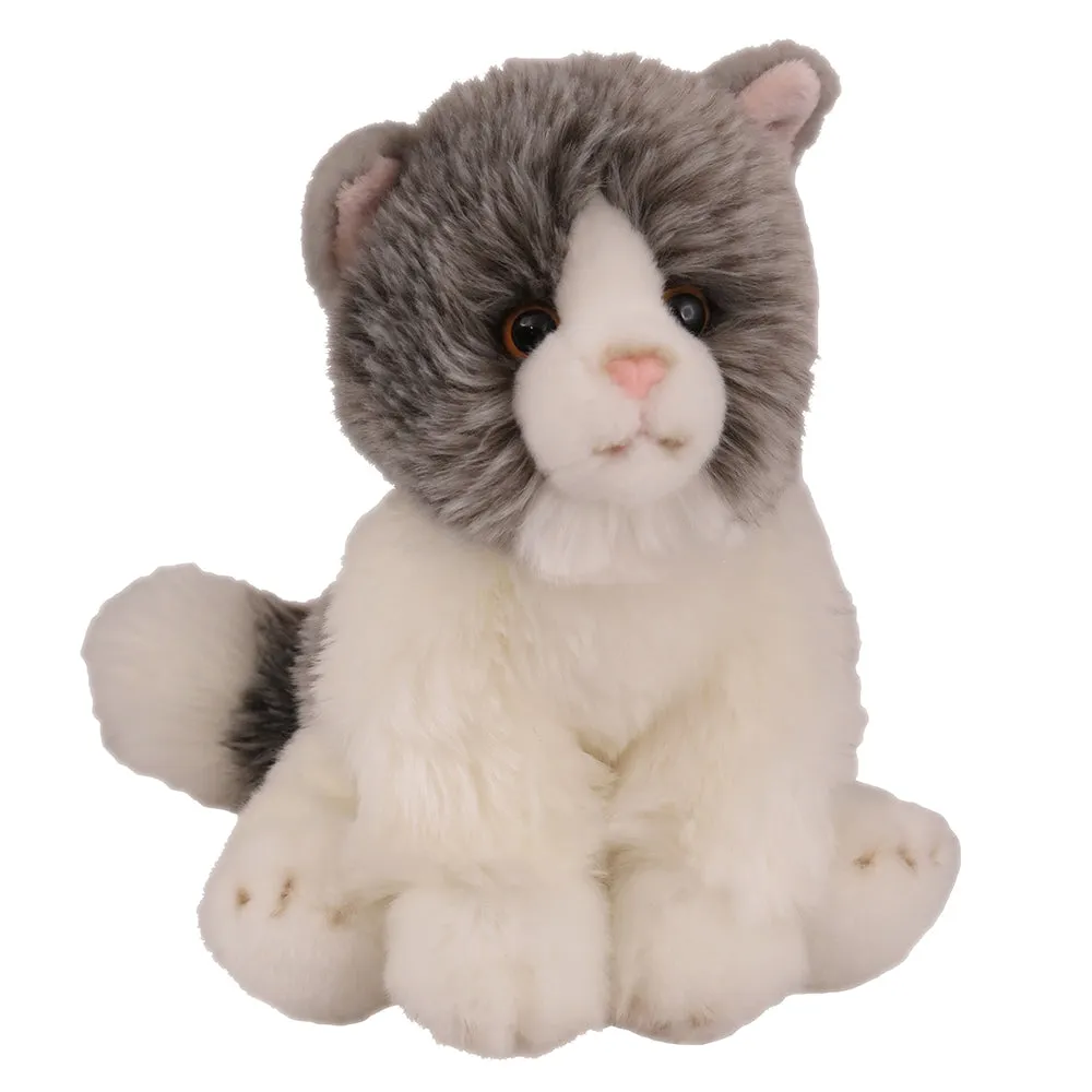 Antics Soft Touch Cat Grey Sitting 20cm