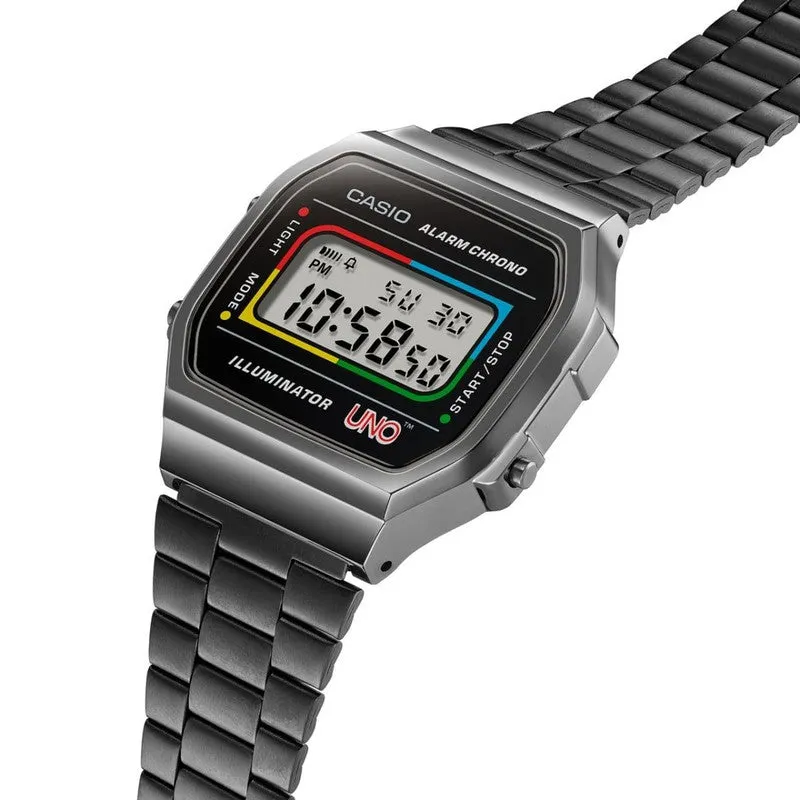 CASIO VINTAGE UNO COLLABORATION DIGITAL WATCH - A168WEUC-1ADR