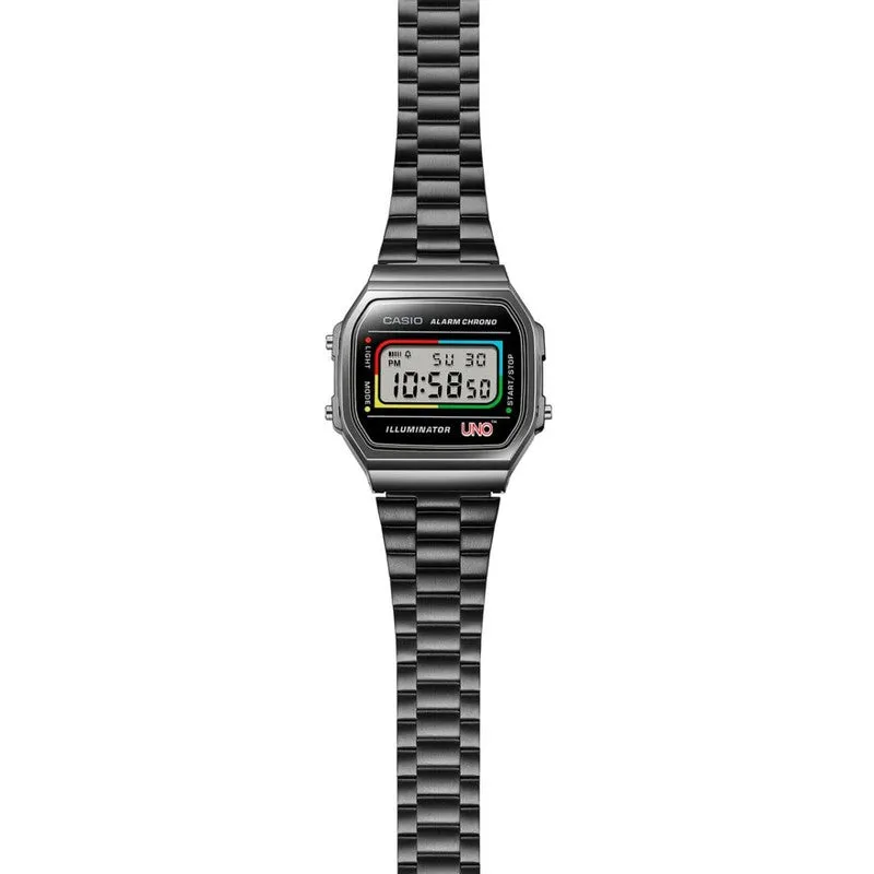 CASIO VINTAGE UNO COLLABORATION DIGITAL WATCH - A168WEUC-1ADR