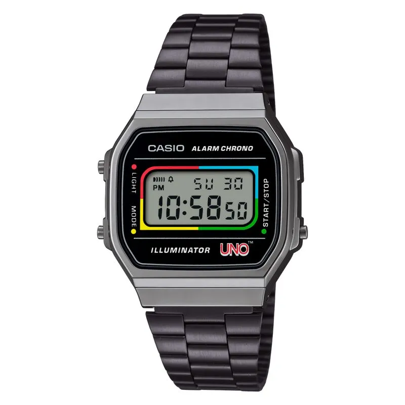 CASIO VINTAGE UNO COLLABORATION DIGITAL WATCH - A168WEUC-1ADR