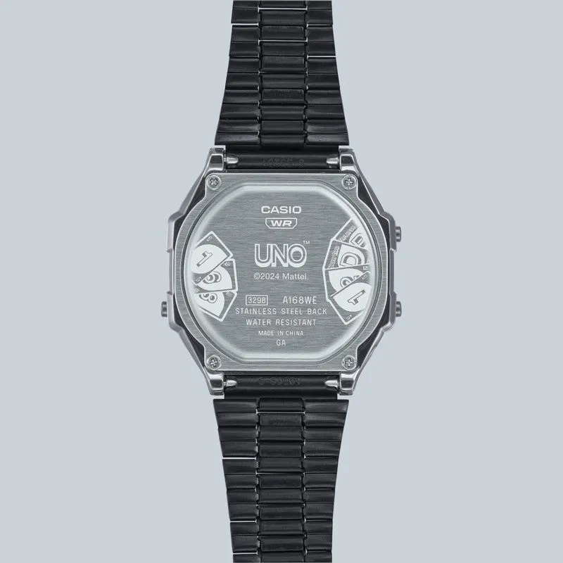 CASIO VINTAGE UNO COLLABORATION DIGITAL WATCH - A168WEUC-1ADR