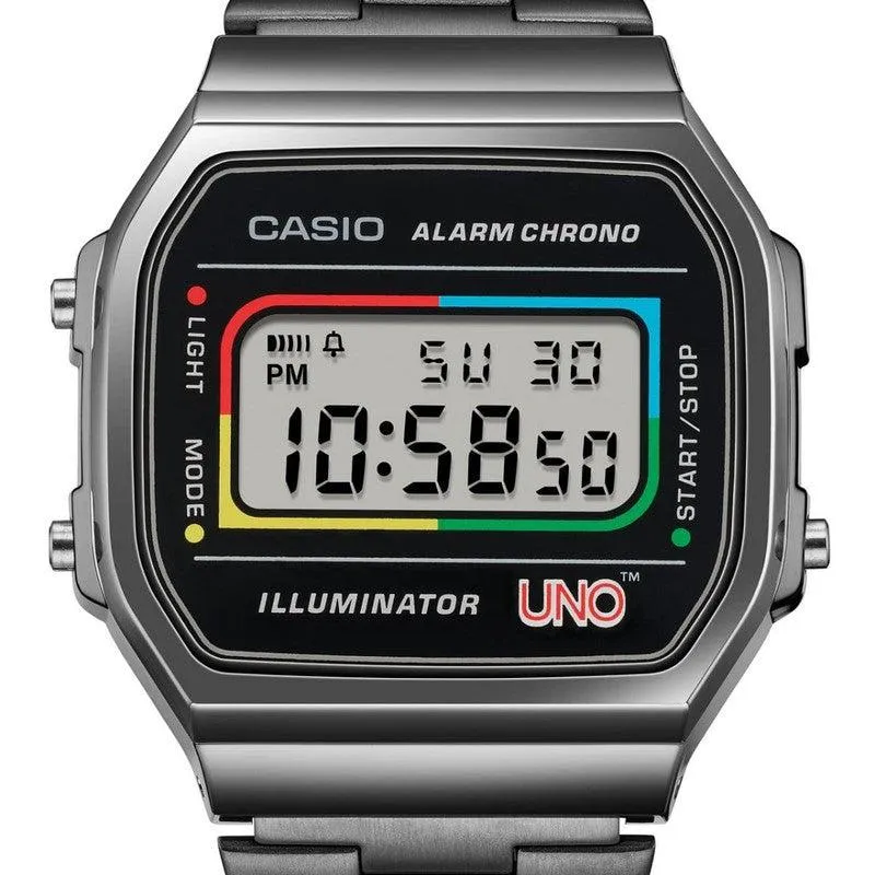 CASIO VINTAGE UNO COLLABORATION DIGITAL WATCH - A168WEUC-1ADR