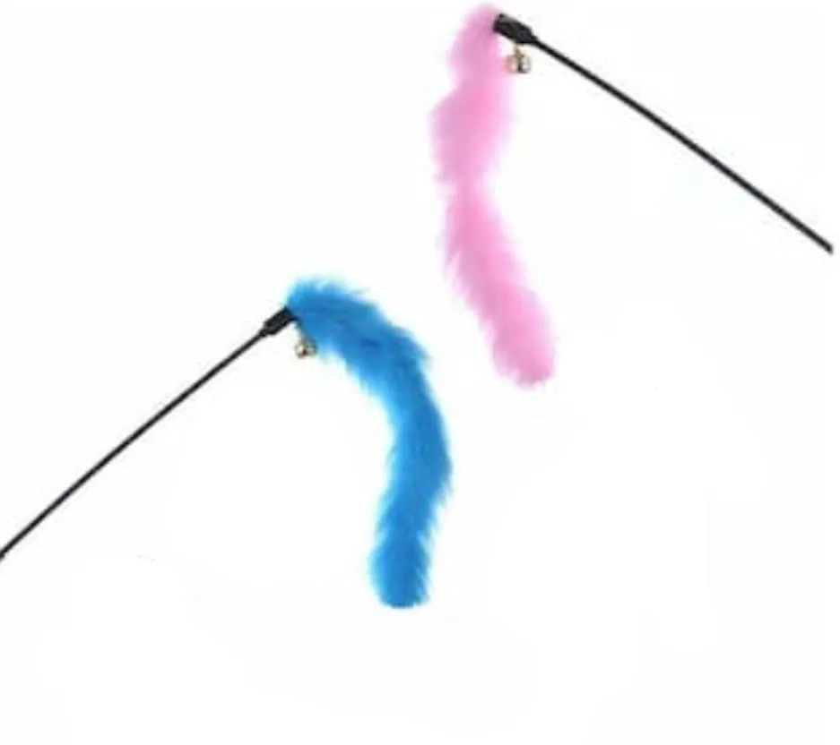 CAT PLAYING STICK FEATHER LOW - Interactive Toy for Cats