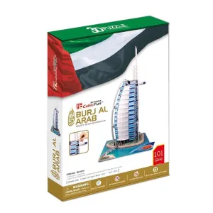 CUBICFUN BURJ AL ARAB 3D PUZZLE 101PCS