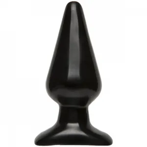 Doc Johnson Classic Butt Plug Smooth Black Large