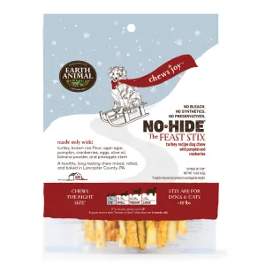 Earth Animal No-Hide The Feast Stix Dog & Cat Chews, 10-pack