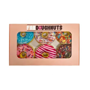 FAB DOG BOX OF DOUGHNUTS PLUSH SQUEAKY TOY