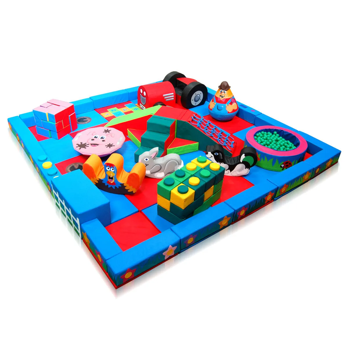 Farm Packaway Soft Play Kit - 5m x 5m (25 floor pads)