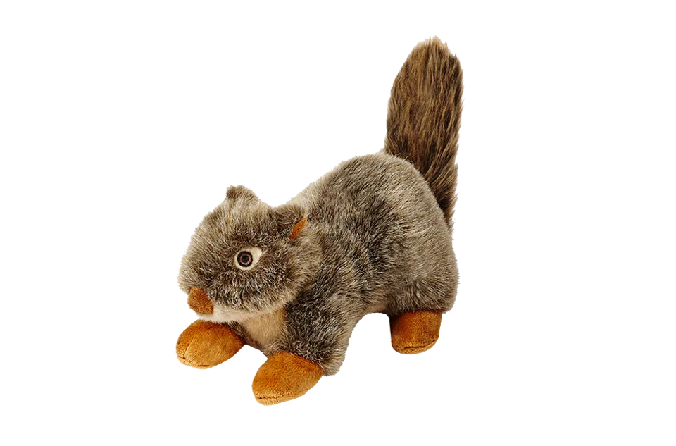 Fluff & Tuff Nuts Squirral Plush Dog Toy - Wholesale