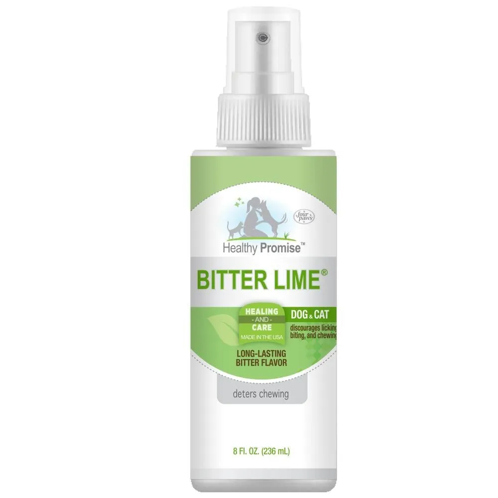 Four Paws Healthy Promise Bitter Lime Pet Chewing Deterrent Spray 8oz