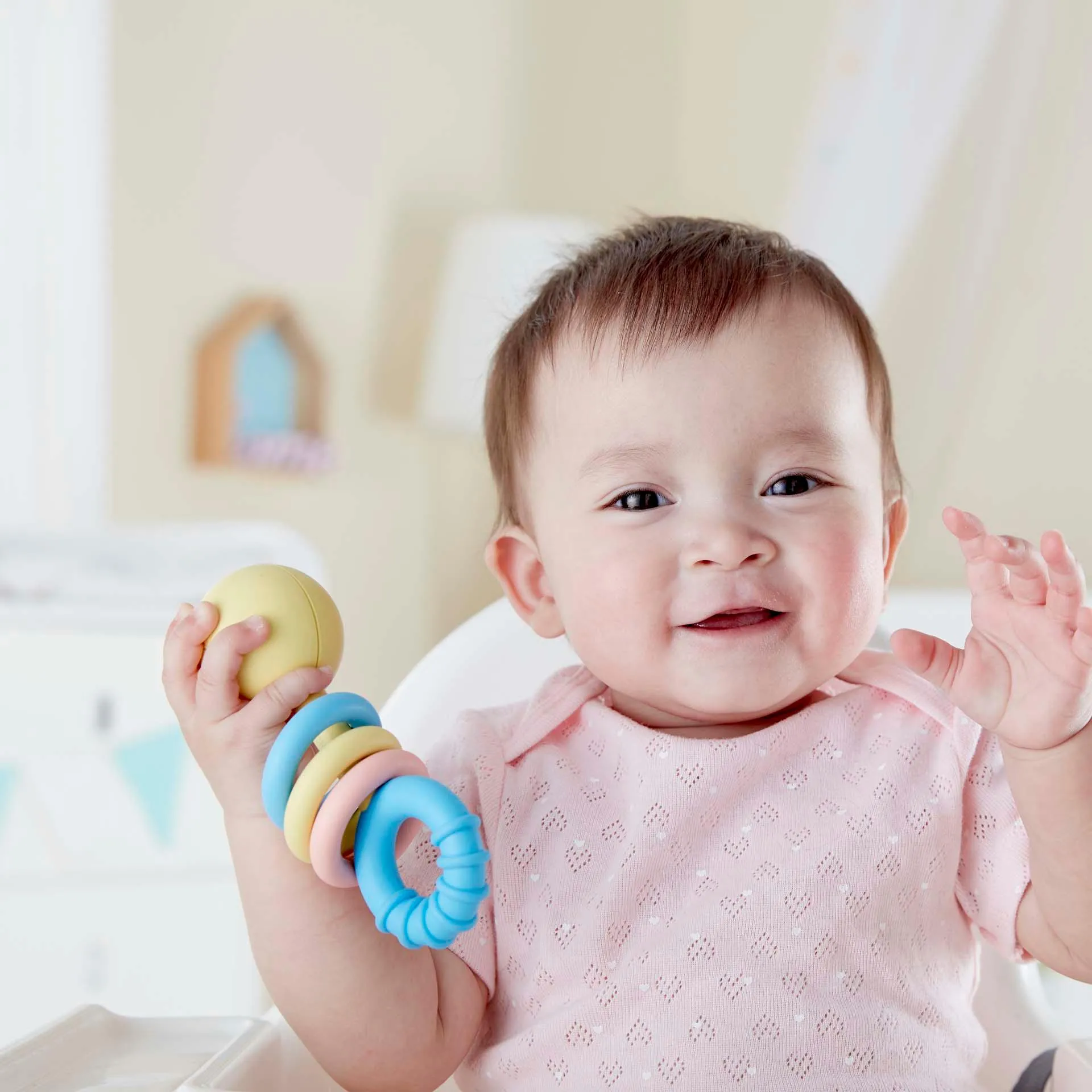 Hape Rattling Rings Teether