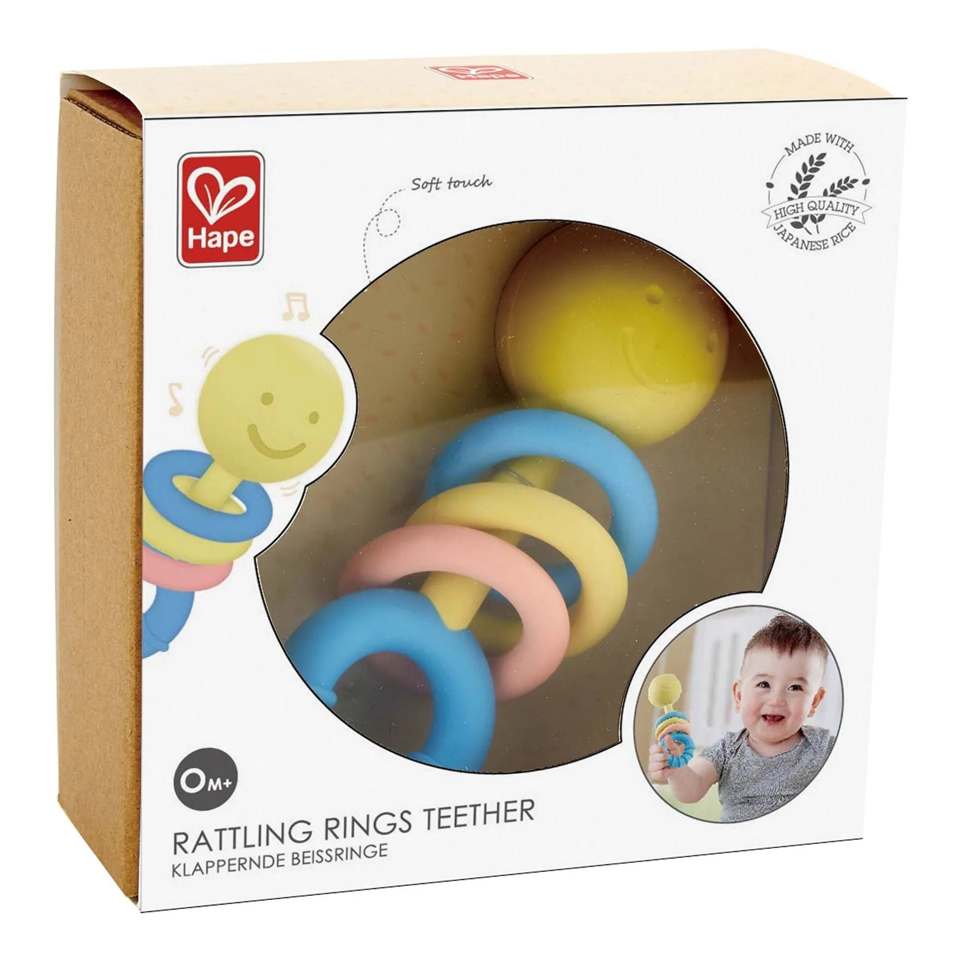 Hape Rattling Rings Teether