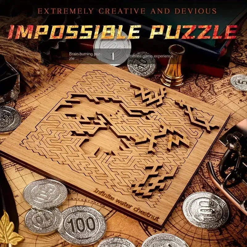 Intricate Wooden Puzzles