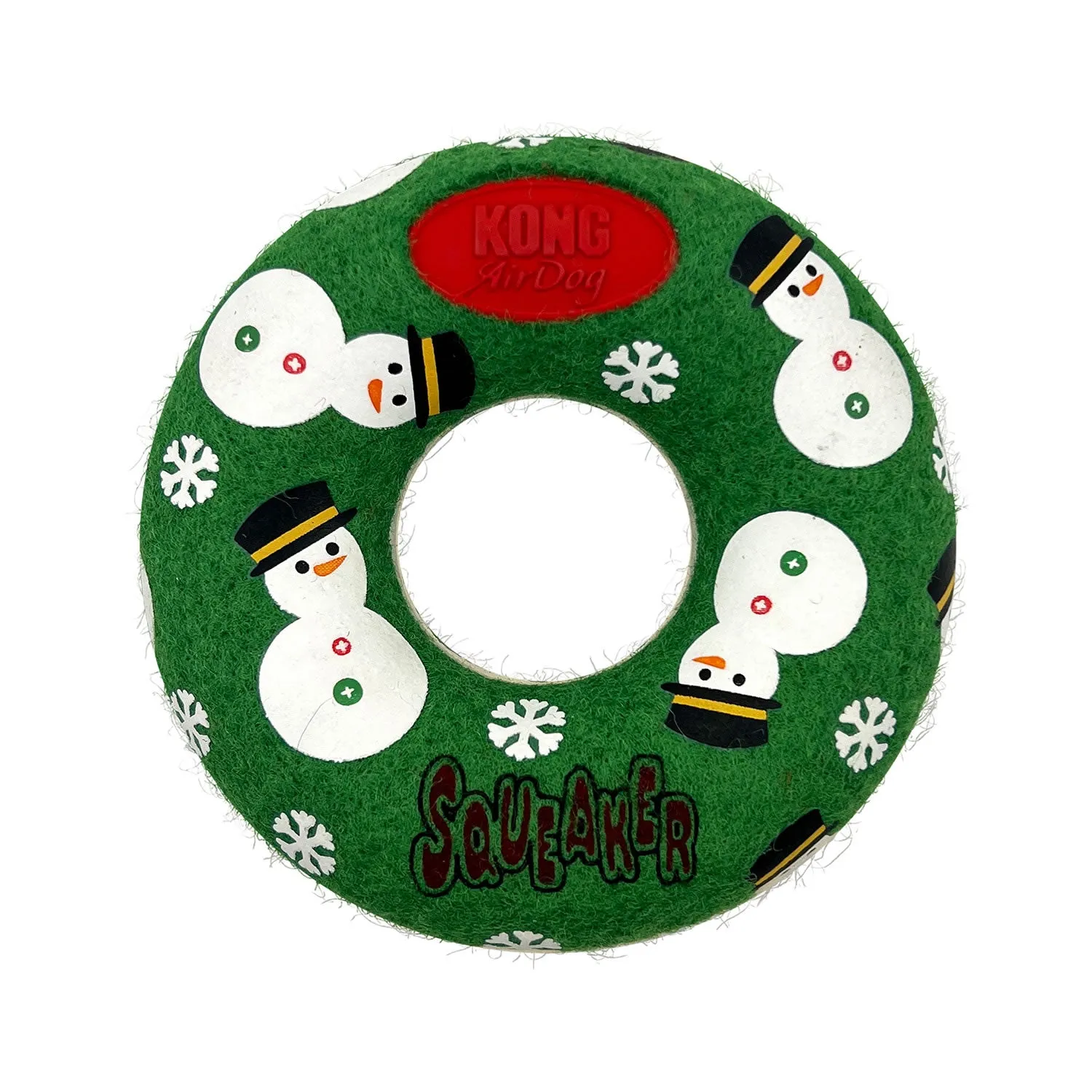 KONG Holiday Airdog Doughnut Green