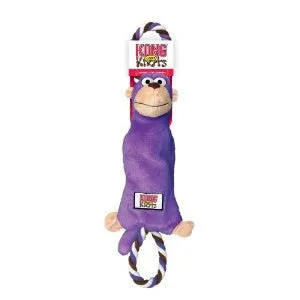 Kong Purple Monkey Tugger Knot Dog Toy