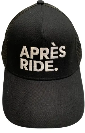 Le Ride. Trucker Cap Mesh Back Apres Ride Black