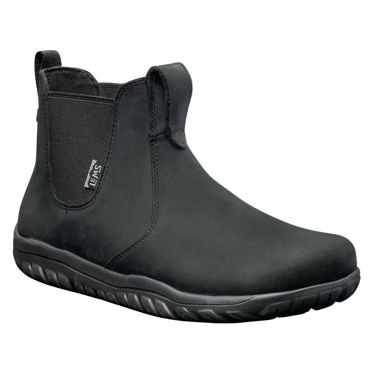 Lems Chelsea Boot Waterproof Obsidian