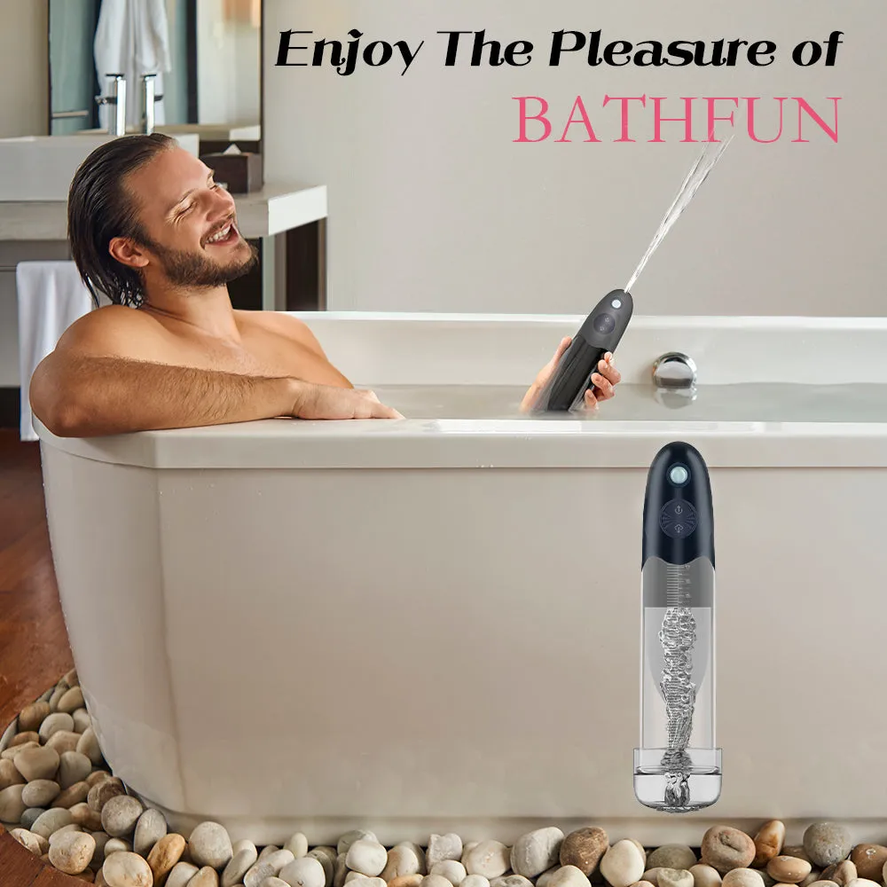 LuvPump Bathfun Automatic Waterproof Penis Pump with Magic Sleeve