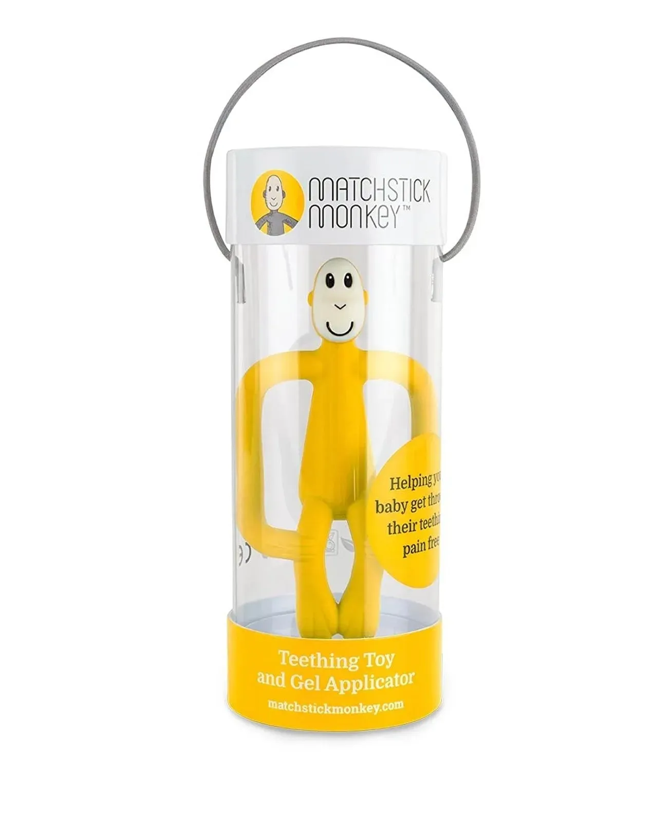 Matchstick Monkey Original Teething Toy - Yellow