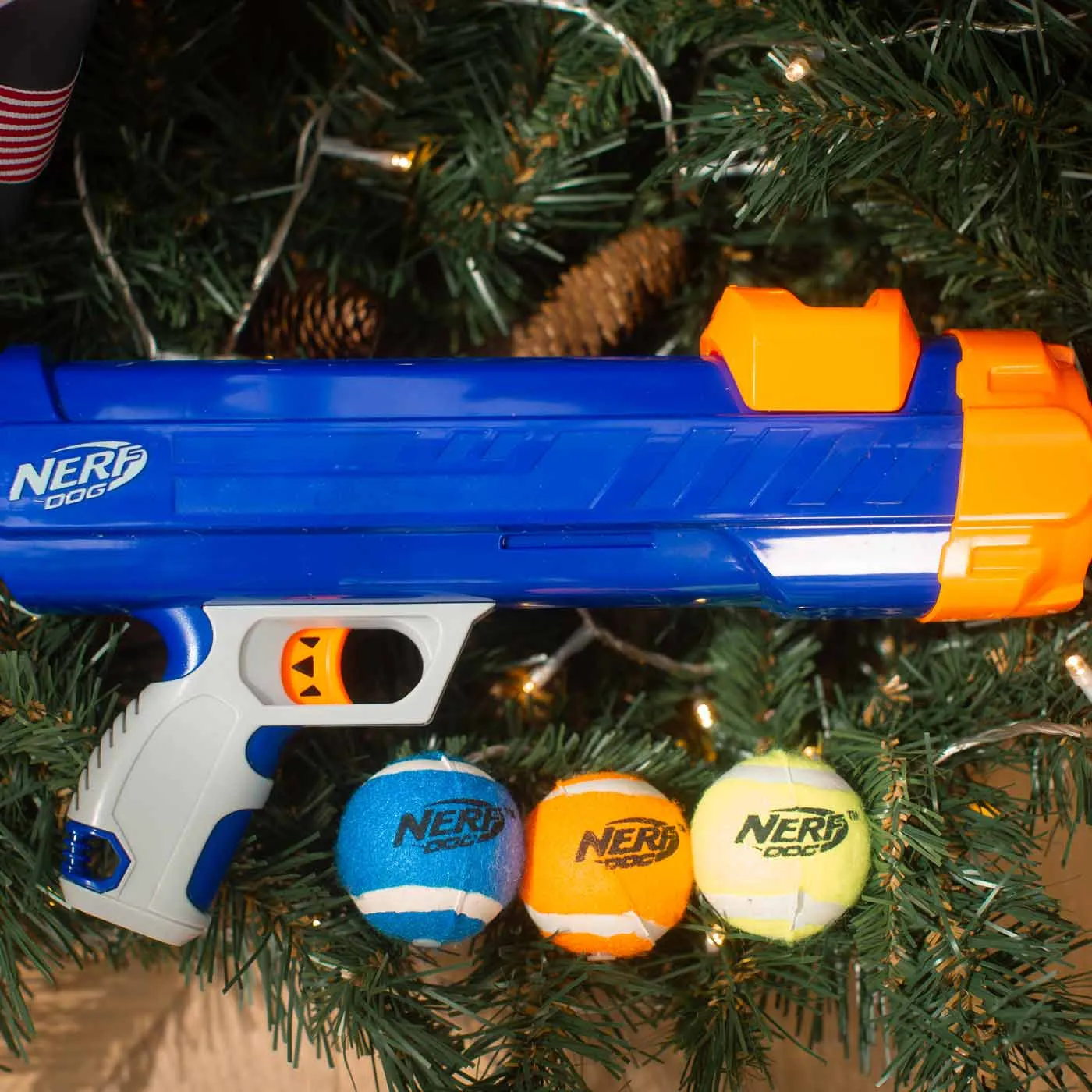 NERF Dog Tennis Ball Blaster with Target