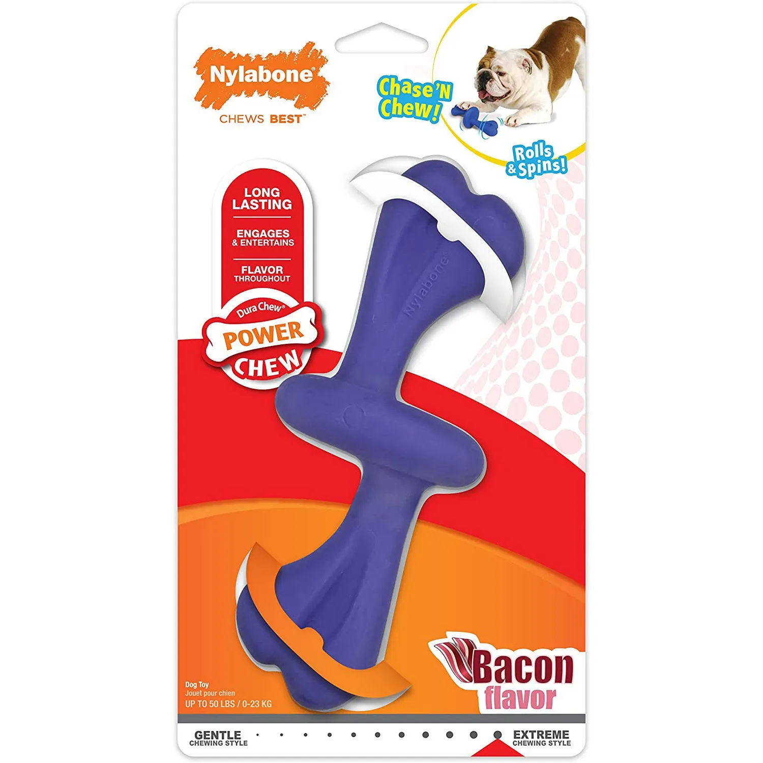 Nylabone Power Chew Rolling Dog Toy