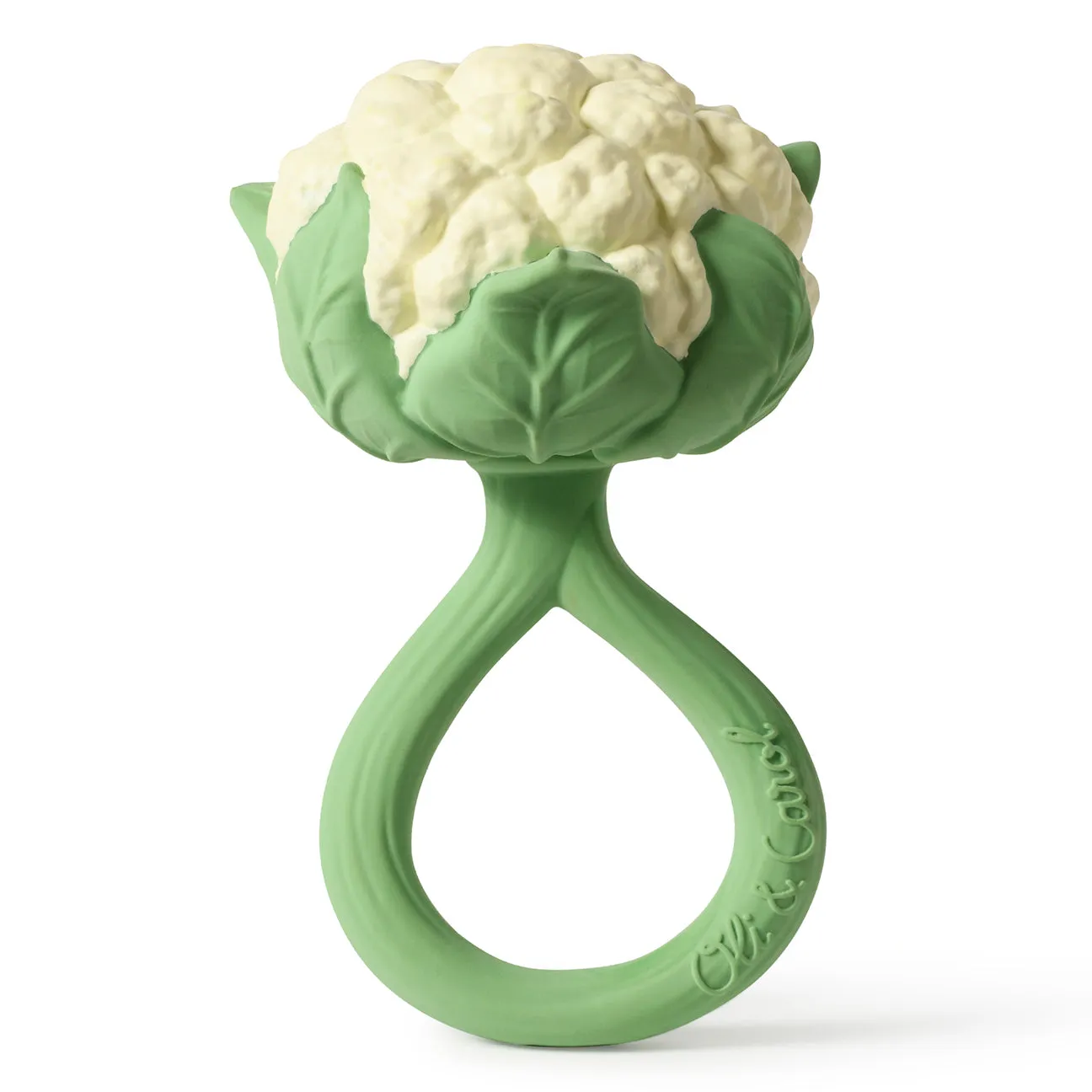 Oli & Carol Cauliflower Rattle Teether