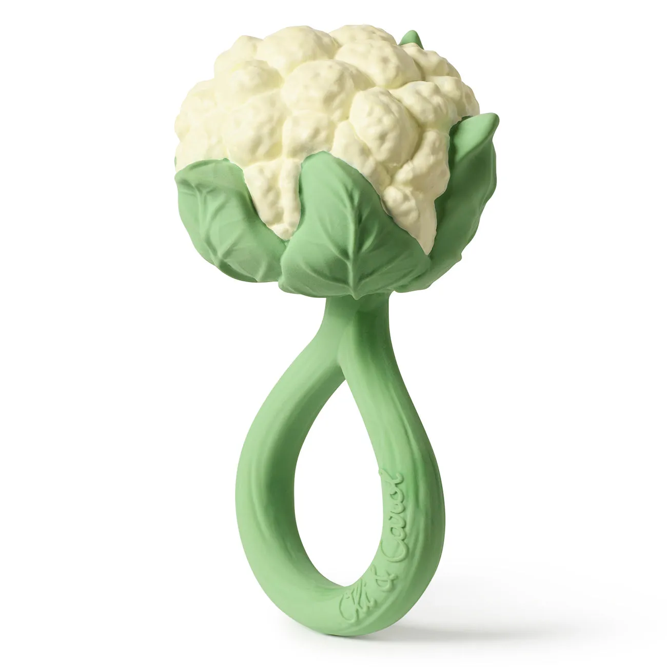 Oli & Carol Cauliflower Rattle Teether