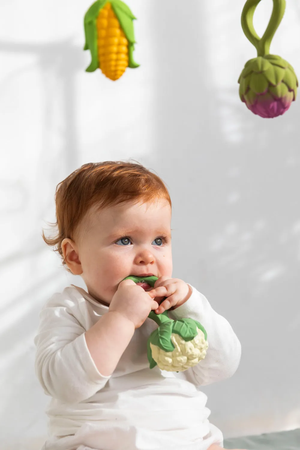 Oli & Carol Cauliflower Rattle Teether