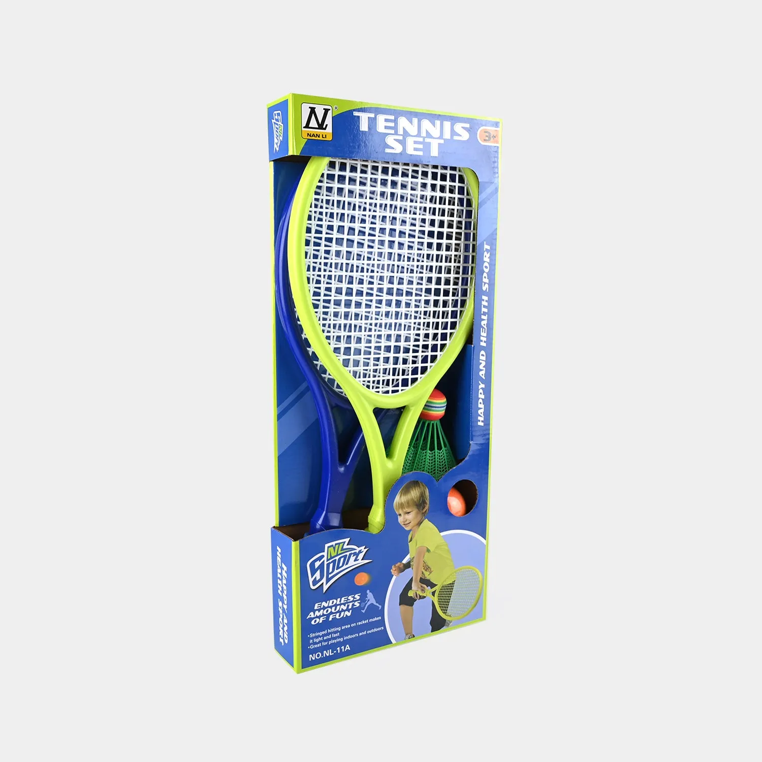 Racket Set With Shuttle & Ball For Kids