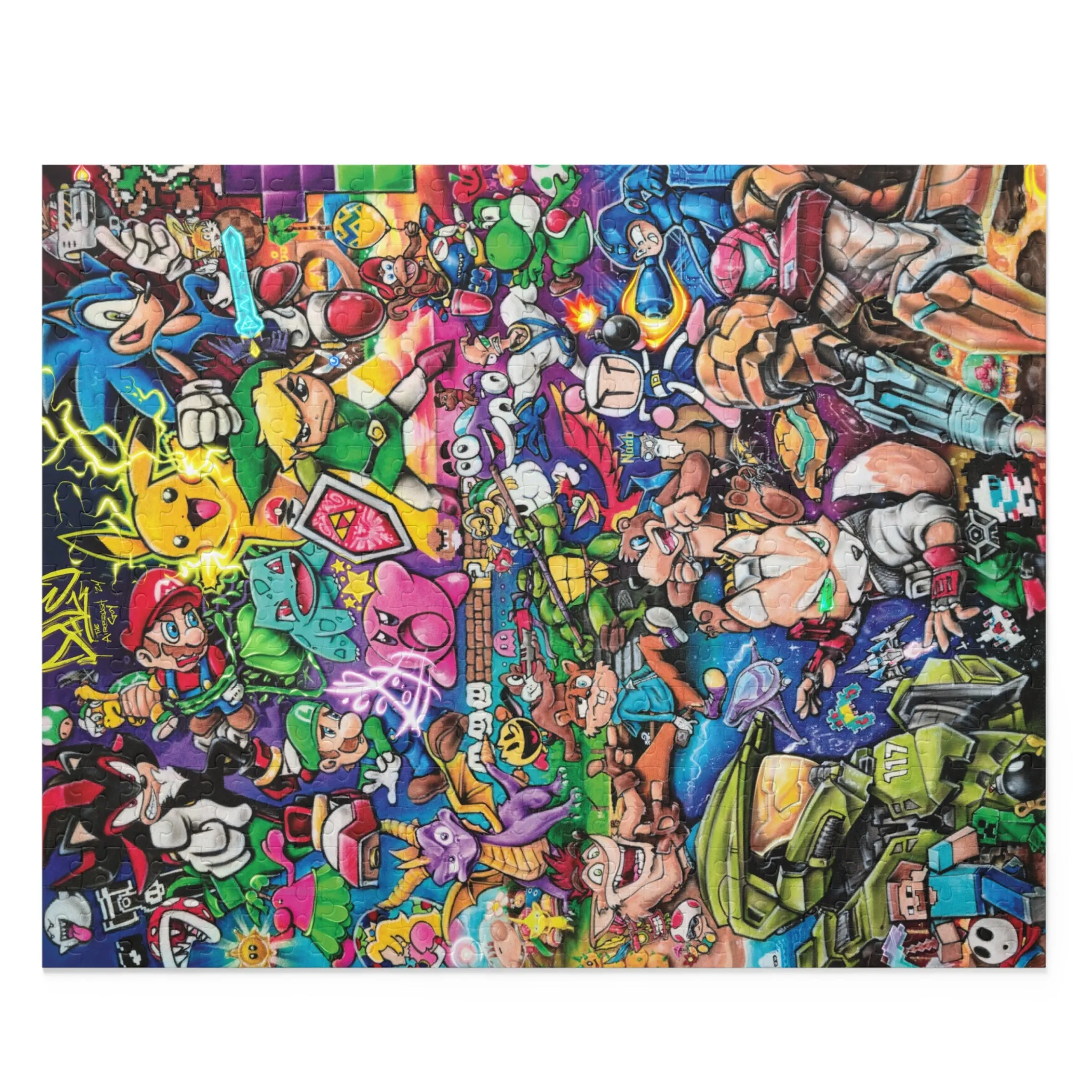 Retro Gaming Legends 500 Piece Puzzle