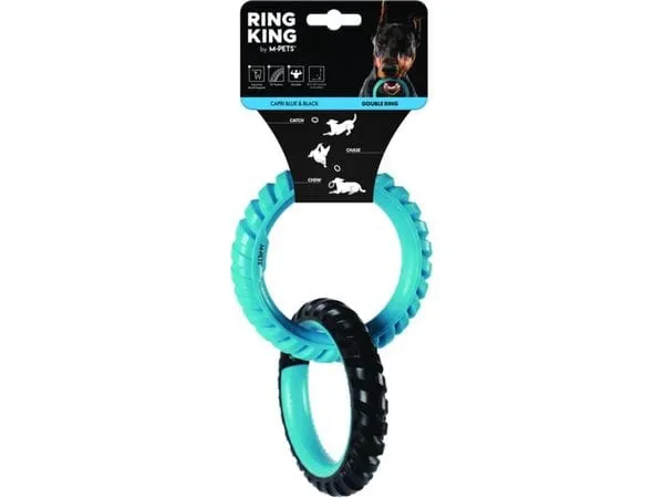 Ring King Capri Blue & Black Double