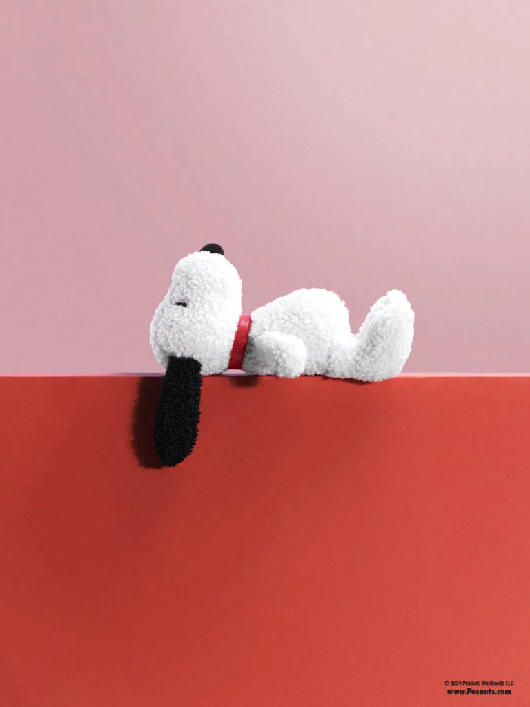 Snoopy Tiny Teddy Cream in Giftbox - 17cm - 7"