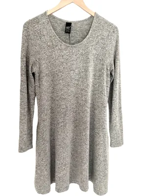 Soft Summer Gray Plush Knit Dress