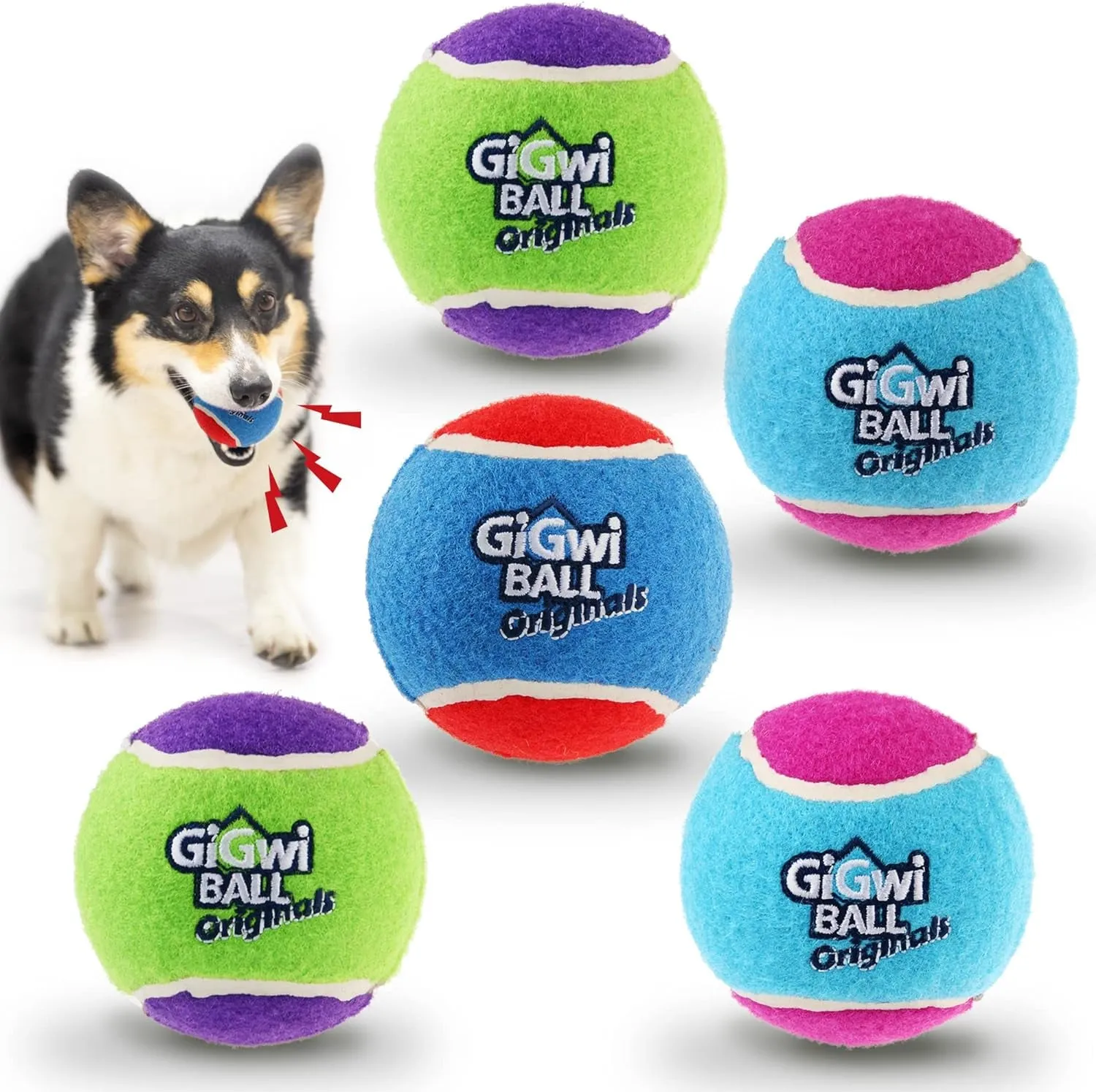 Squeaky Dog Tennis Balls for Exercise