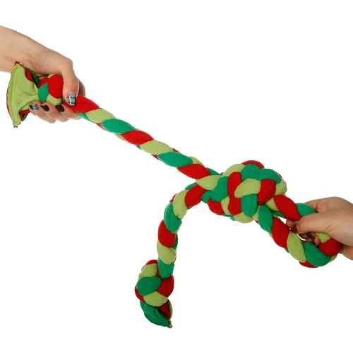 Tall Tails Winter Fleece Tug Dog Toy