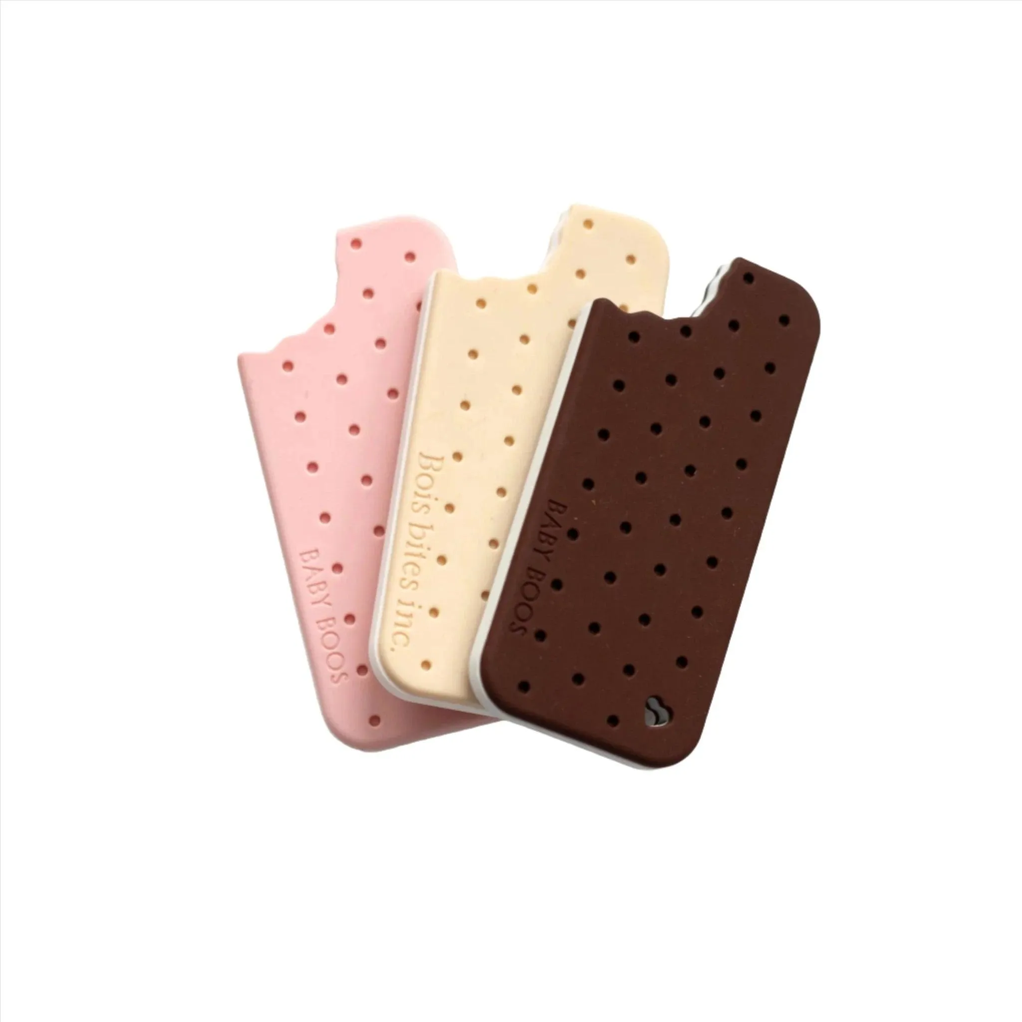 Teether | Ice Cream Sandwich- assorted | Baby Boos Teethers