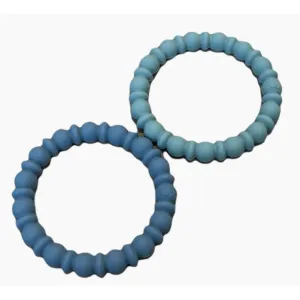 Teething Bracelet Set | Slate/Sea Foam