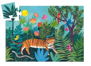 Tiger’s Walk Silhouette Jigsaw Puzzle