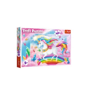 Trefl 100 Piece Puzzle Into the crystal world of unicorns