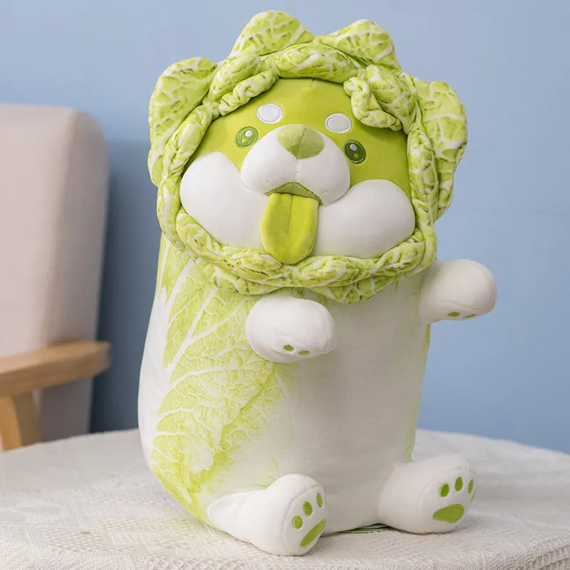 Veggie Genie Veggie Dog Doll Puppy Plush Toy Cute Puppy Cuddler