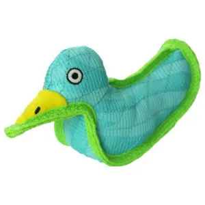 VIP Duraforce Duck Tiger Blue & Green Dog Toy