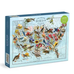 Wendy Gold State Birds 1000 Piece Puzzle