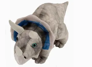 Wild Republic Dinosauria-M Triceratops Stuffed Animal 15"