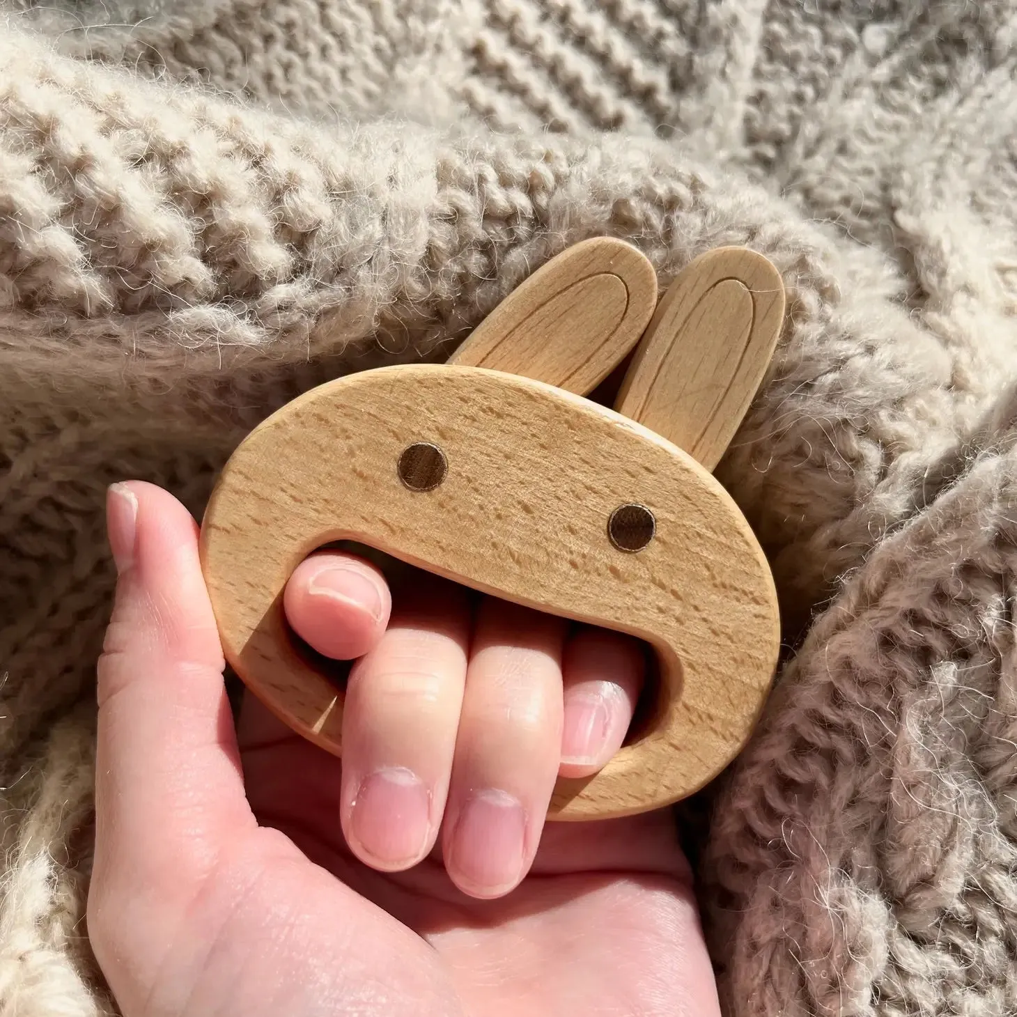 Wooden Baby Rattle